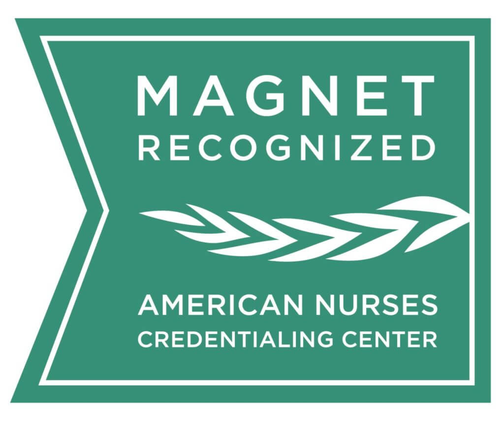 Magnet Recognized - American Nurses Credentialing Center logo