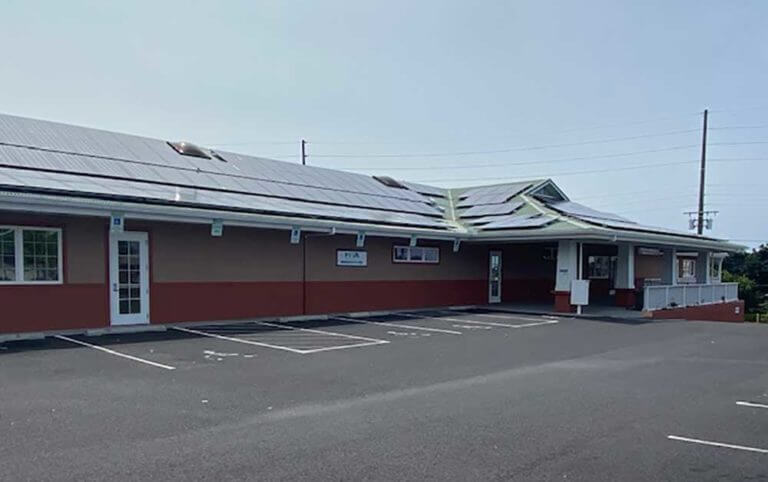 Exterior shot of the Kona Health Care Center