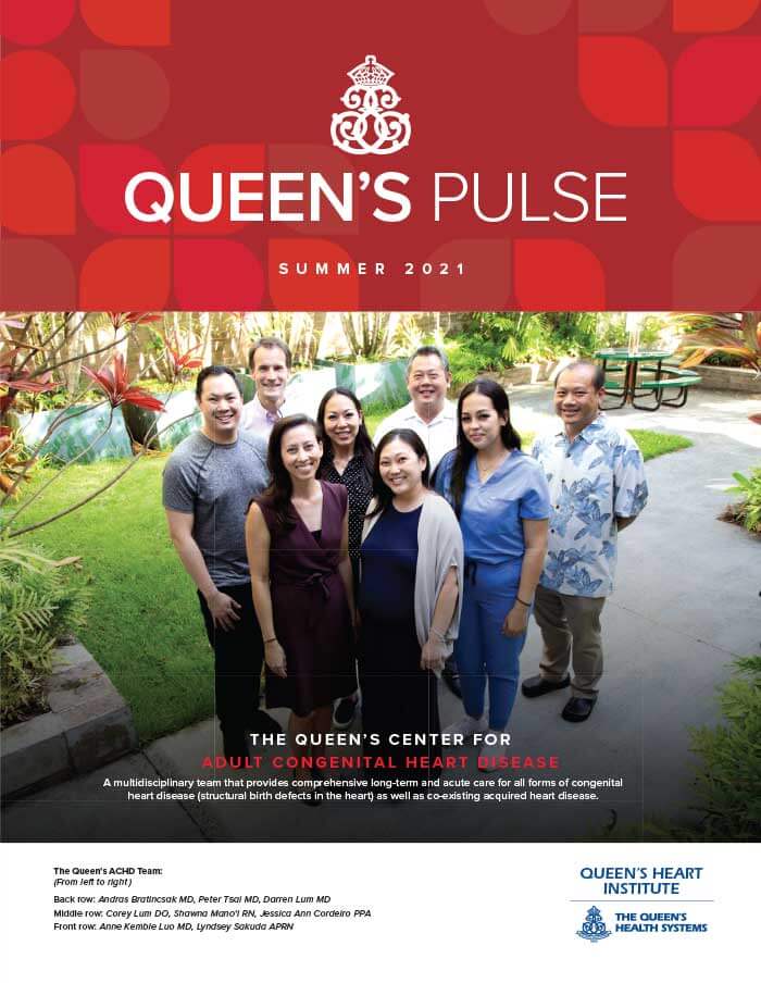 Queen's Pulse Newsletter cover with group image
